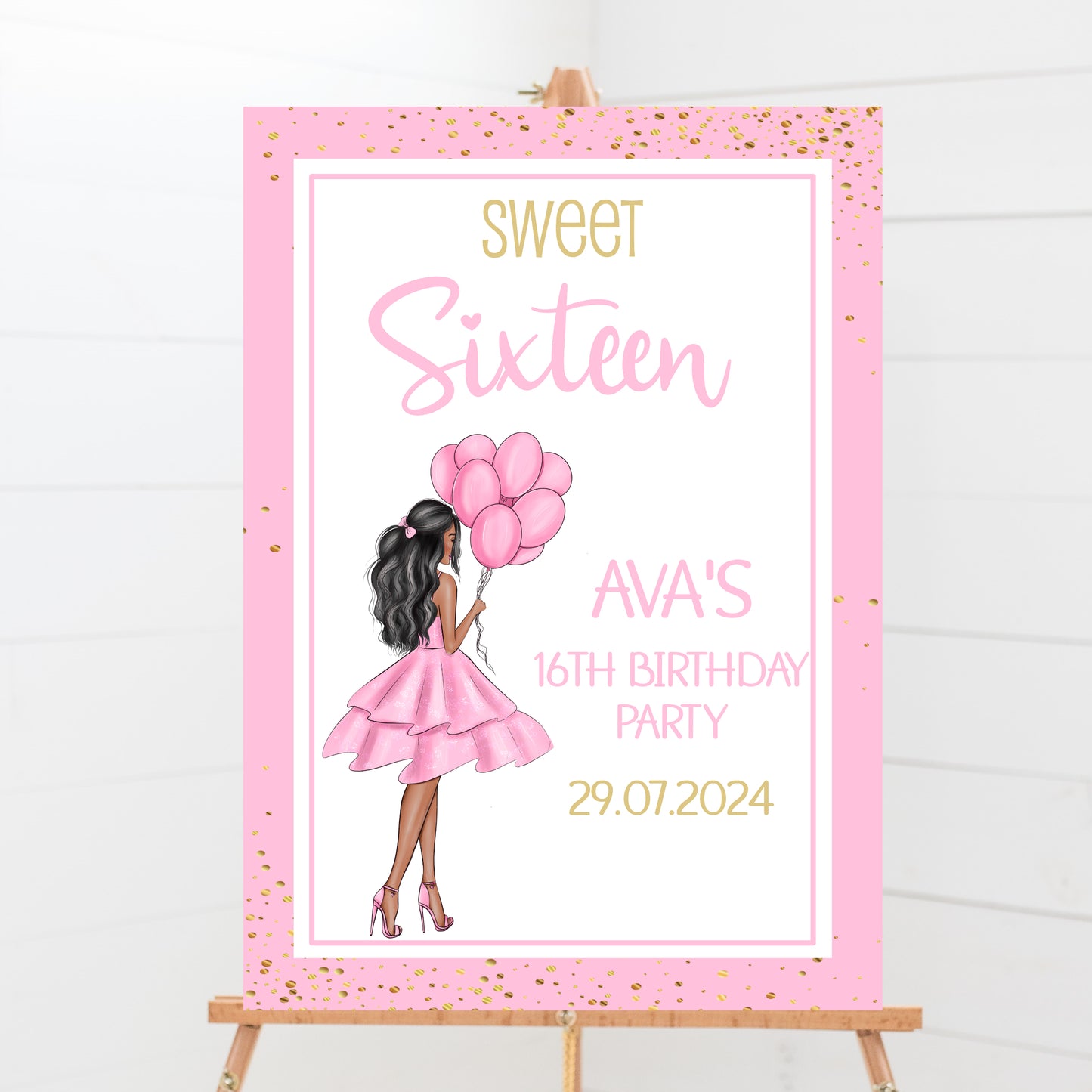 Personalised Birthday Party Welcome Sign