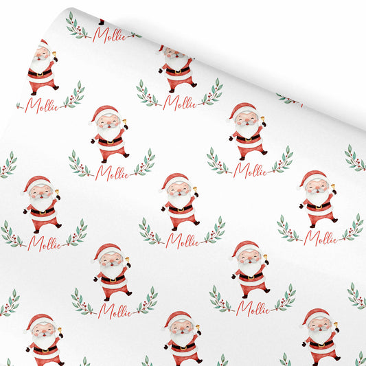 Christmas Wrapping Paper Gift Wrap For Children Santa Claus