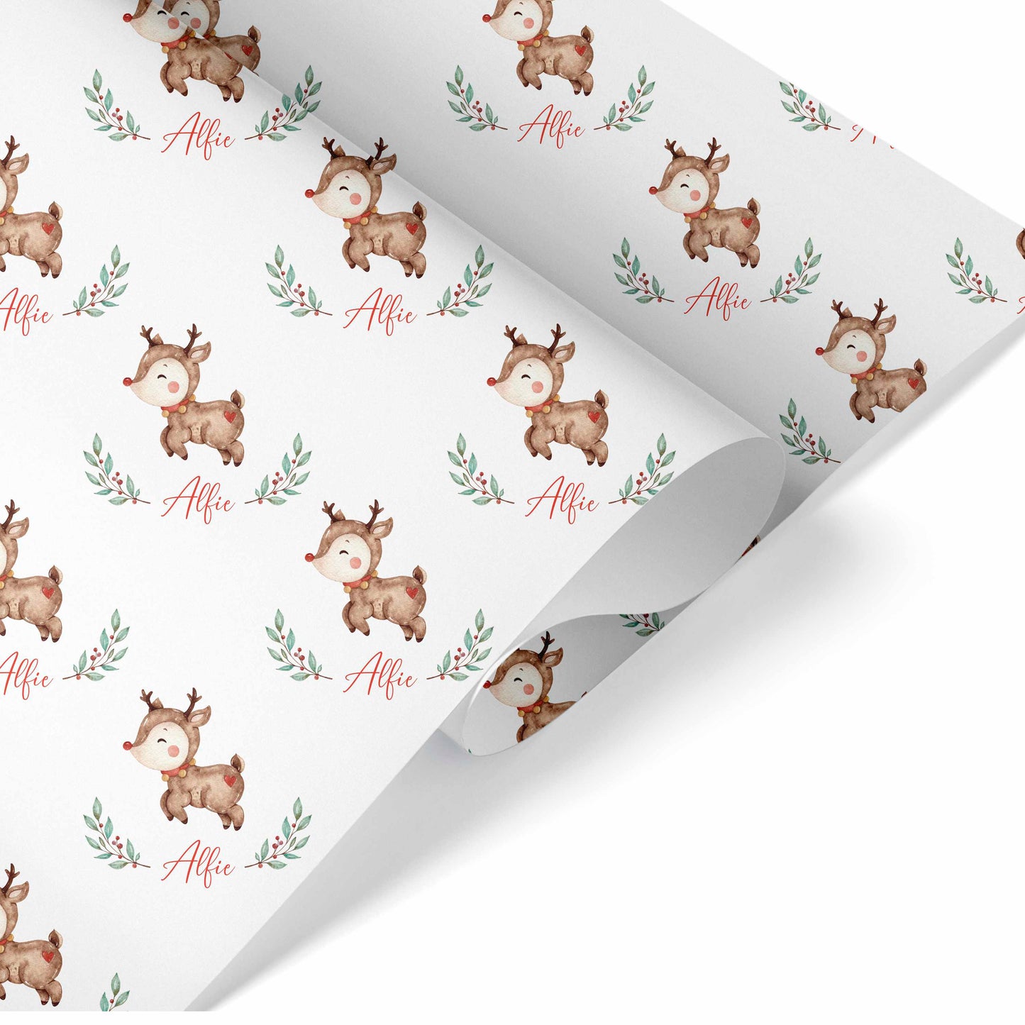 Christmas Wrapping Paper Gift Wrap For Children Reindeer