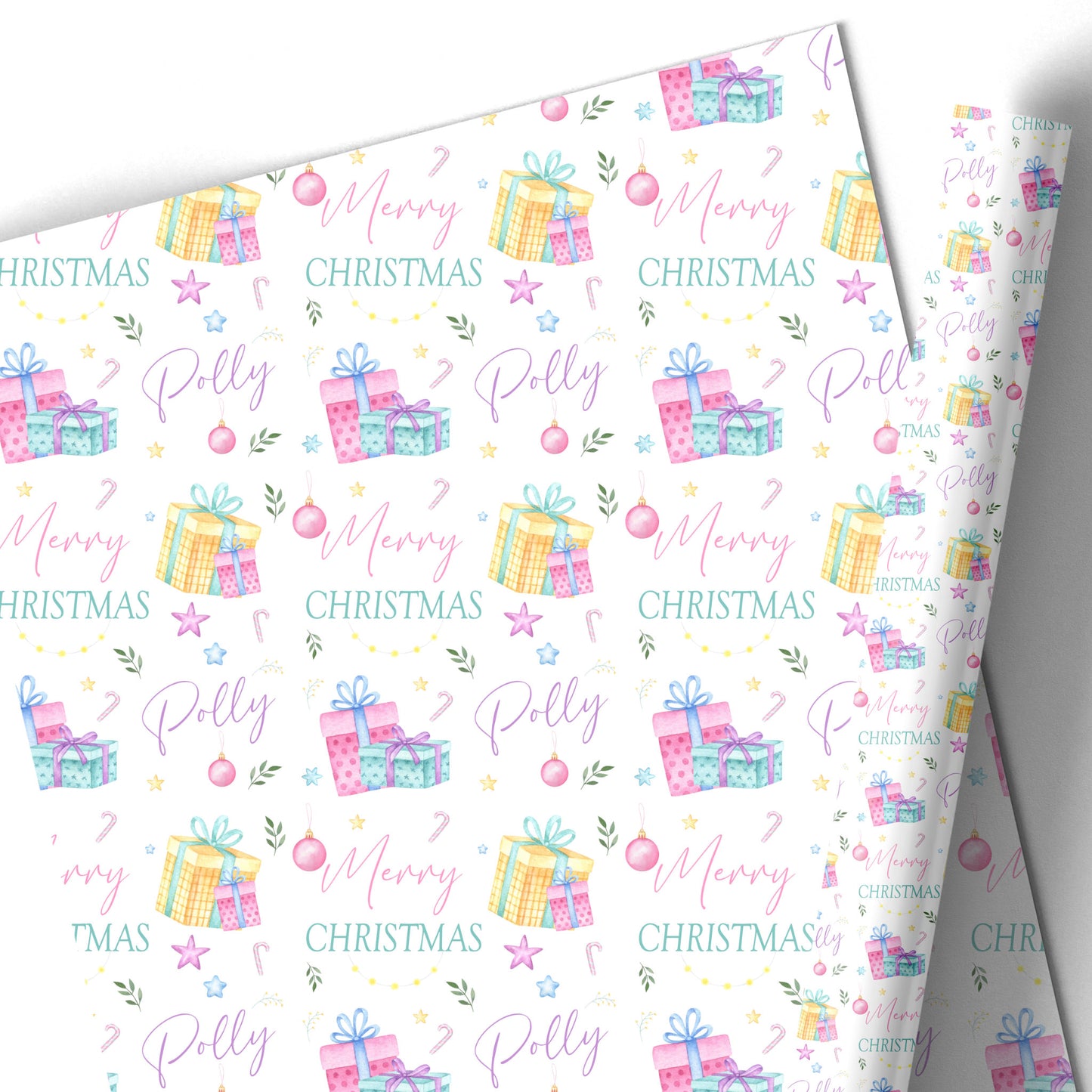 Christmas Card Watercolour Parcels