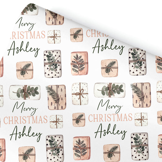 Christmas Gift Wrapping Paper – Personalised Gift Wrap Roll - Christmas Presents