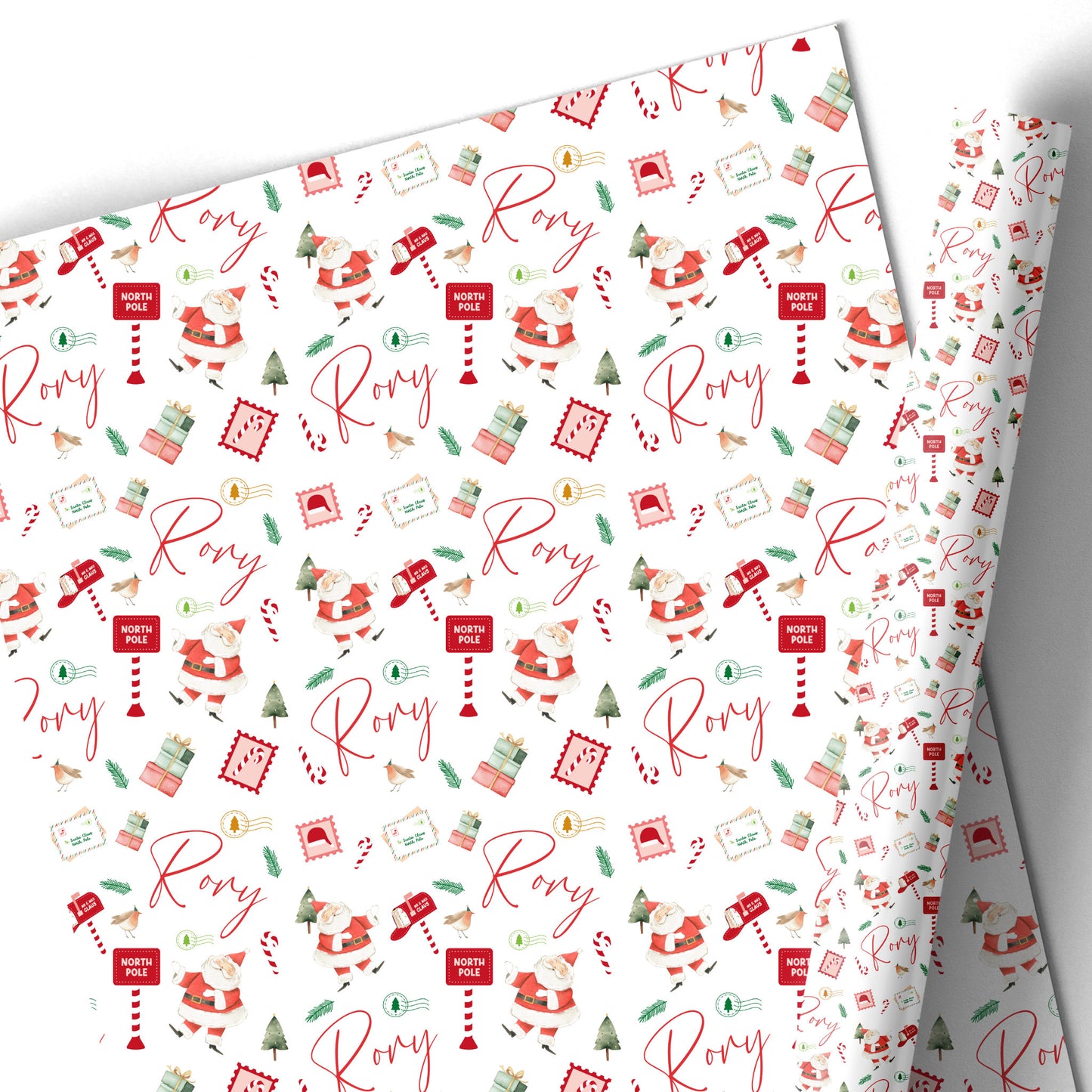 Christmas Gift Wrapping Paper – Personalised Gift Wrap Roll - Christmas Letters to Santa