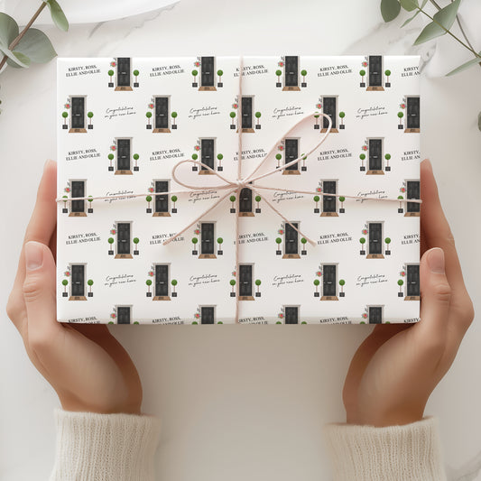 Congratulations New Home Gift Wrap Paper