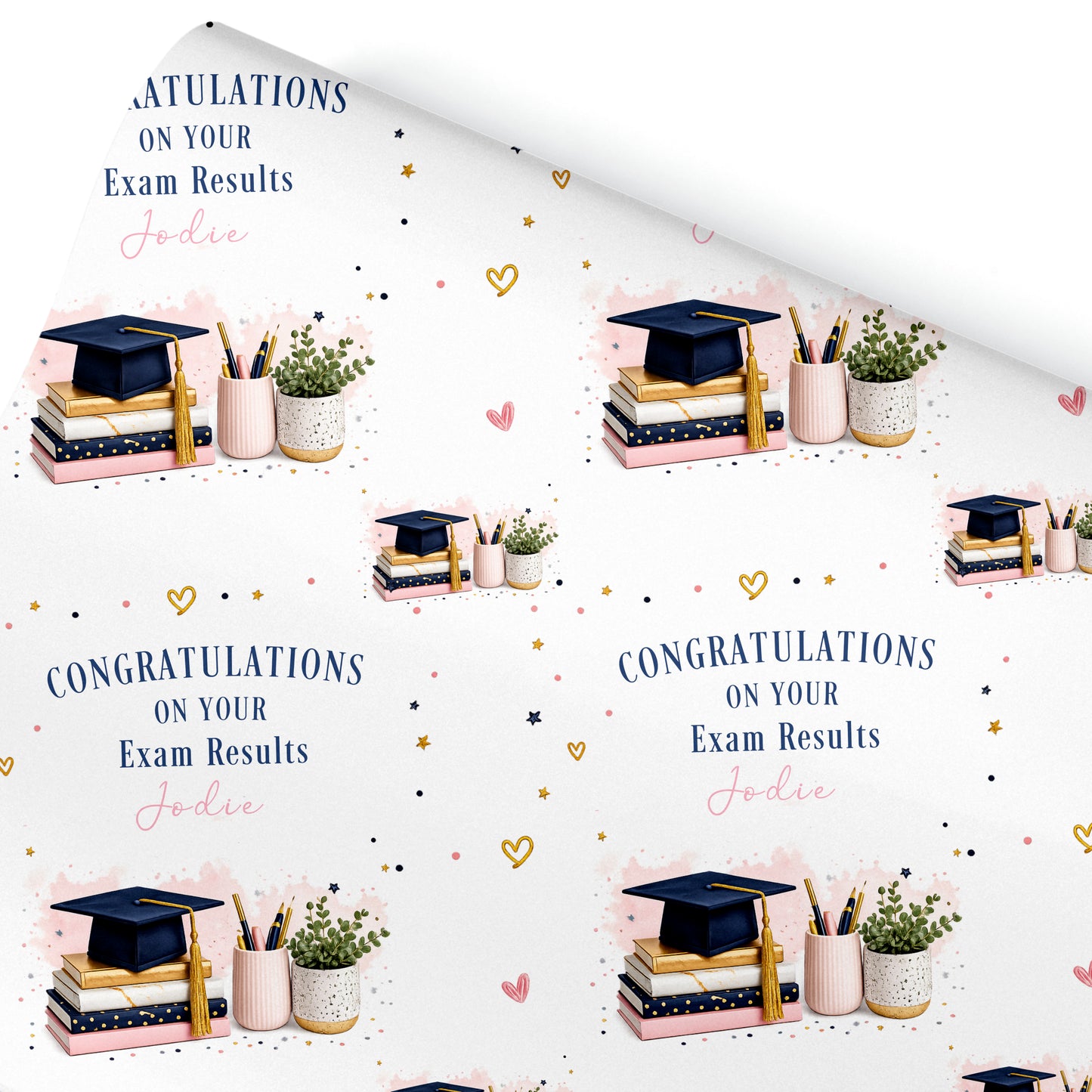 Personalised Exam GCSE Results Wrapping Paper