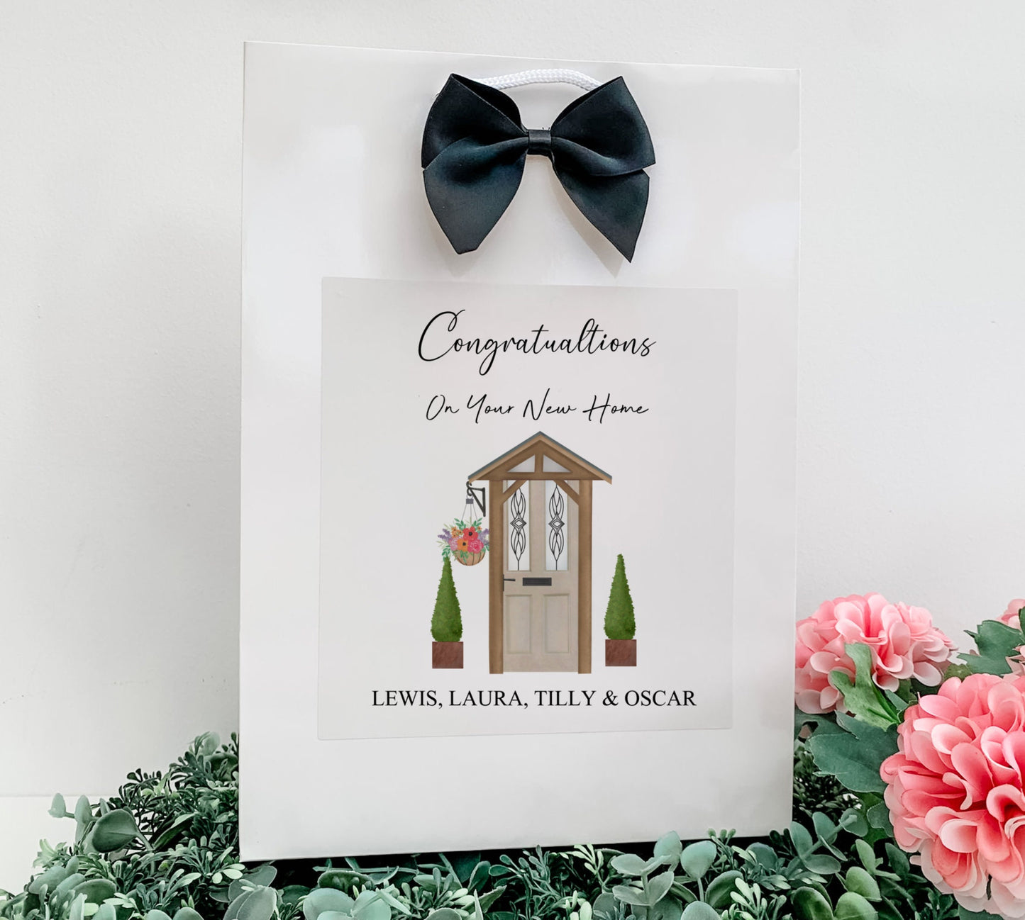 Personalised New Home Gift Bag Housewarming Gift