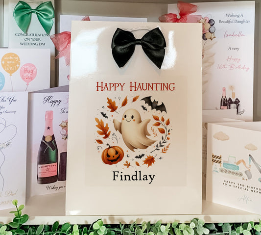 Personalised Halloween Gift Bag Son Daughter Grandson Granddaughter