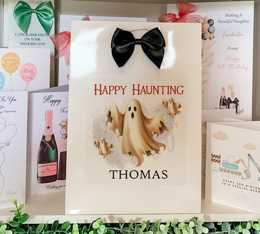 Personalised Halloween Gift Bag Son Daughter Grandson Granddaughter