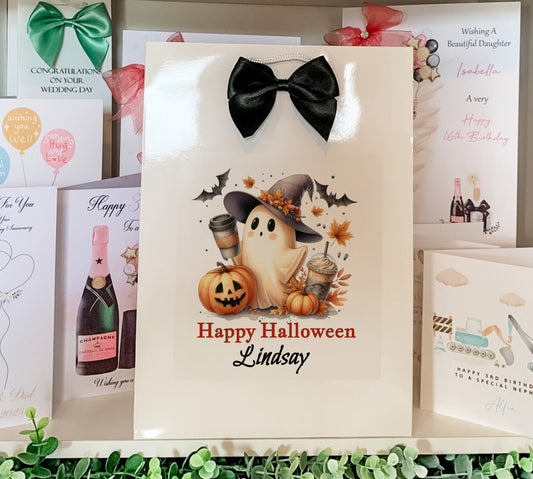 Personalised Halloween Gift Bag Son Daughter Grandson Granddaughter