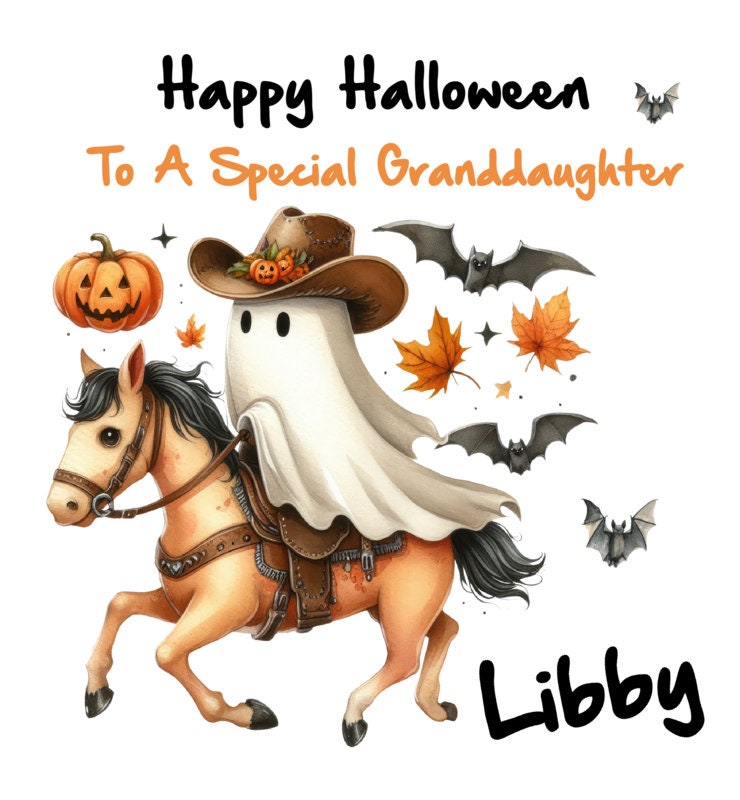 Personalised Halloween Gift Bag Son Daughter Grandson Granddaughter