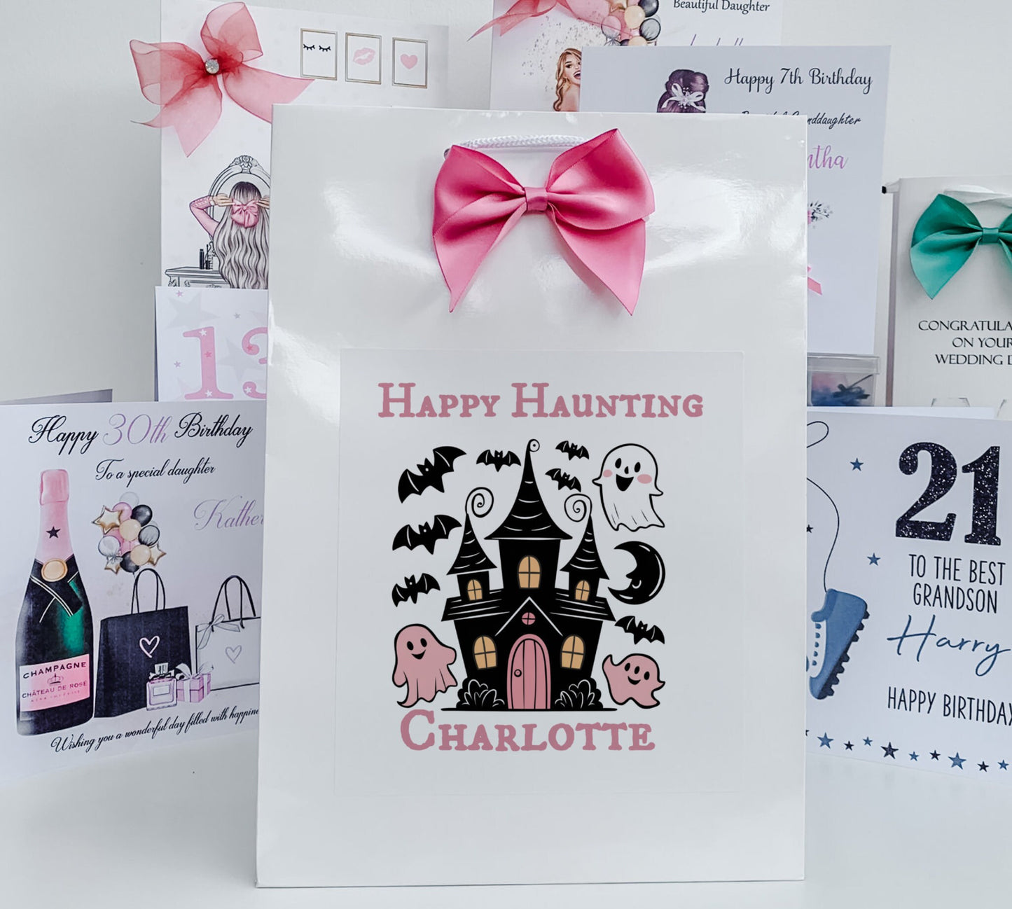 Personalised Halloween Gift Bag Daughter Granddaughter Son Grandson