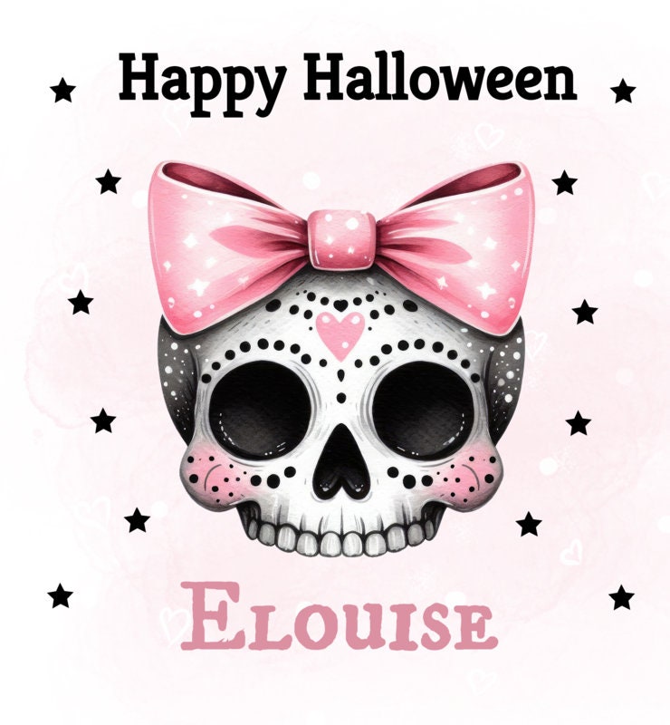 Personalised Halloween Gift Bag Daughter Granddaughter Son Grandson