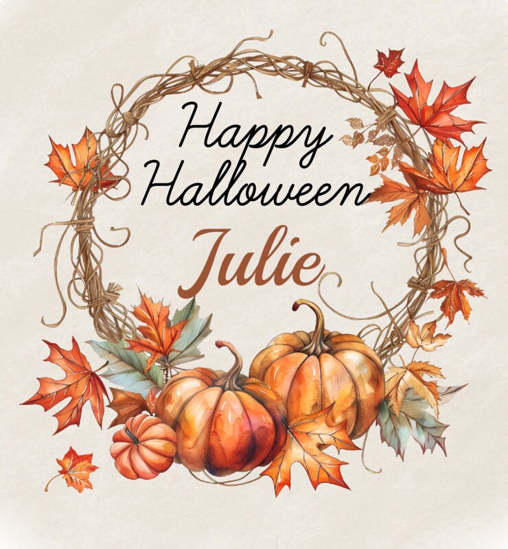 Personalised Halloween Gift Bag Ladies Girlfriend Daughter Granddaughter wife