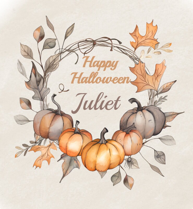 Personalised Halloween Gift Bag Ladies Girlfriend Daughter Granddaughter wife