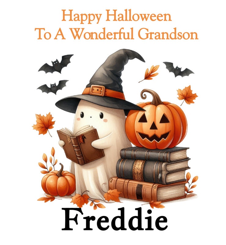 Personalised Halloween Gift Bag Daughter Granddaughter Son Grandson