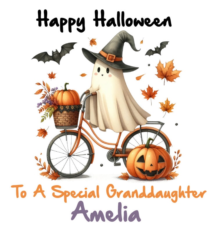 Personalised Halloween Gift Bag Son Daughter Grandson Granddaughter