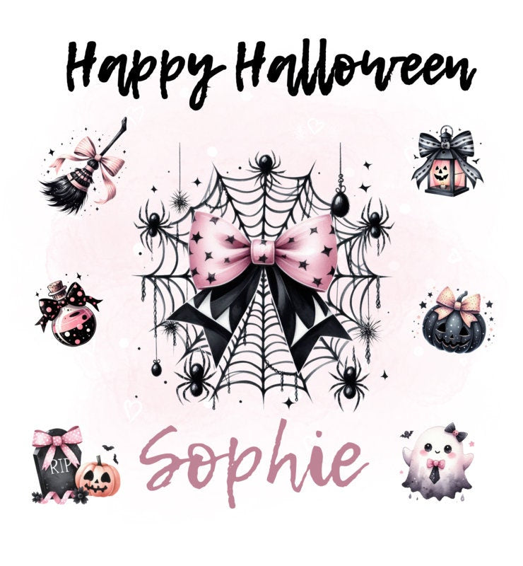 Personalised Halloween Gift Bag Daughter Granddaughter Son Grandson