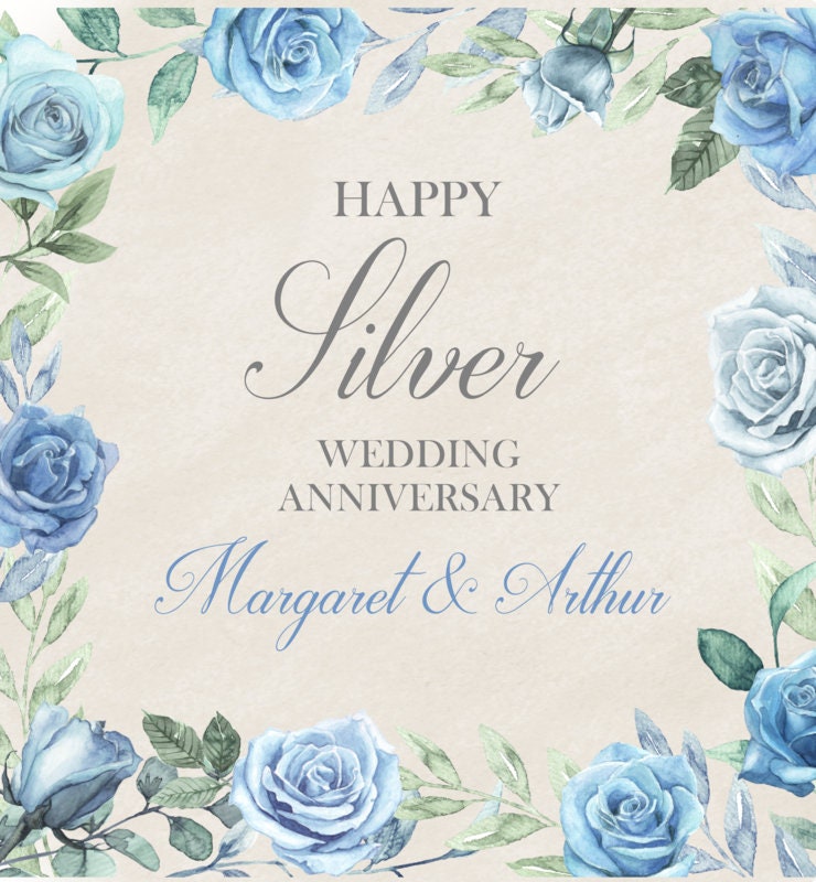 Personalised Wedding Anniversary Gift Bag Happy Couple Congratulations