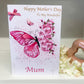 Personalised Mother's Day Card Butterfly