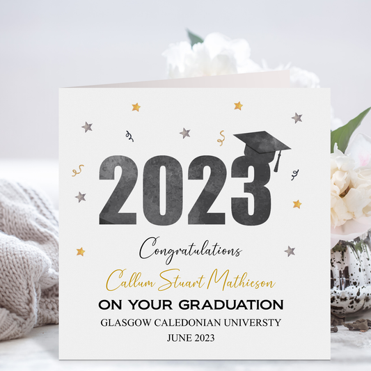 Personalised Graduation Card 2023