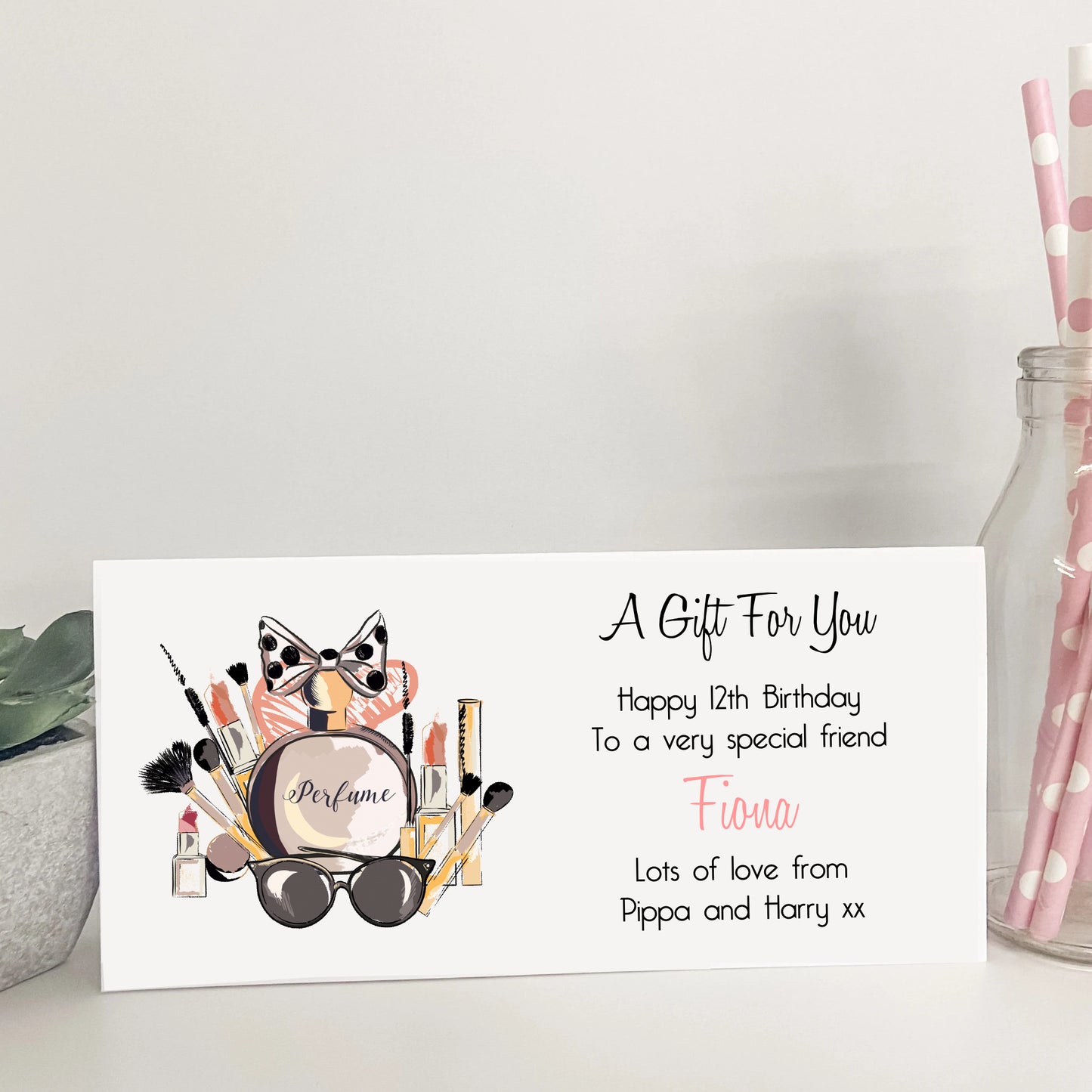 Personalised Money Wallet Makeup