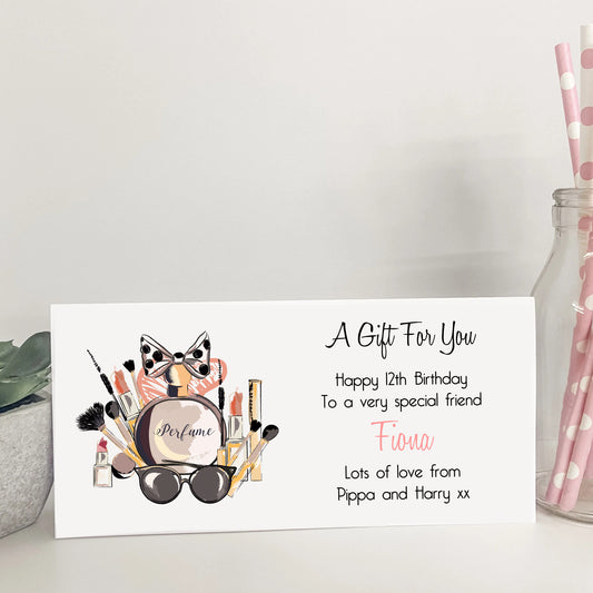 Personalised Money Wallet Makeup