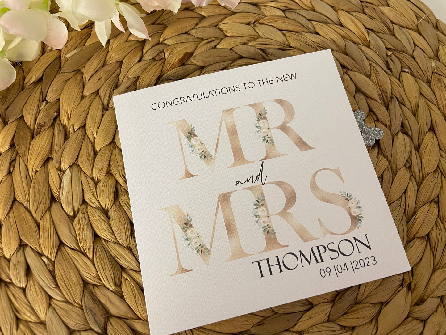 Personalised Congratulations Wedding Day Card Mr & Mrs | Mr & Mr | Mrs & Mrs