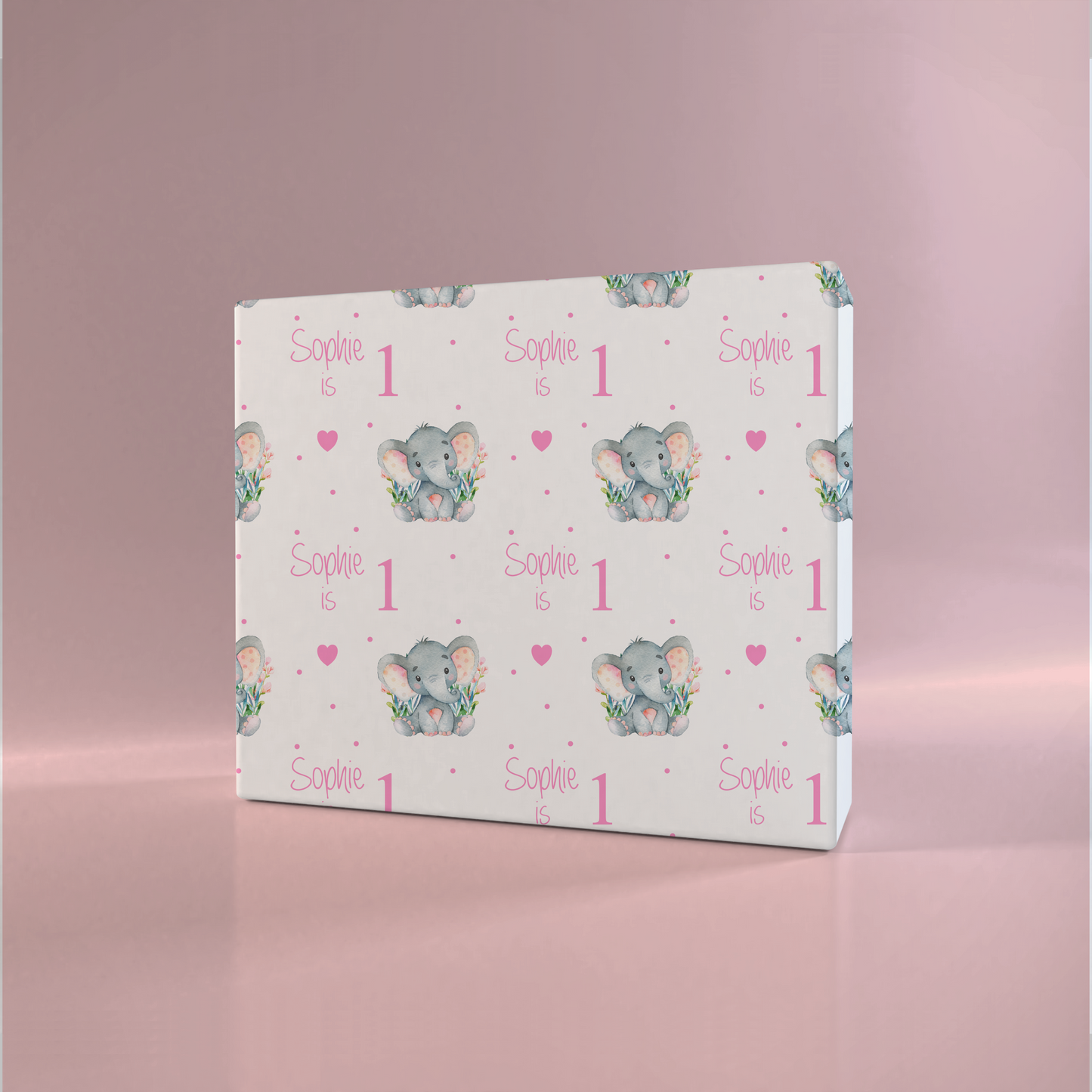 a box with a picture of an elephant on it