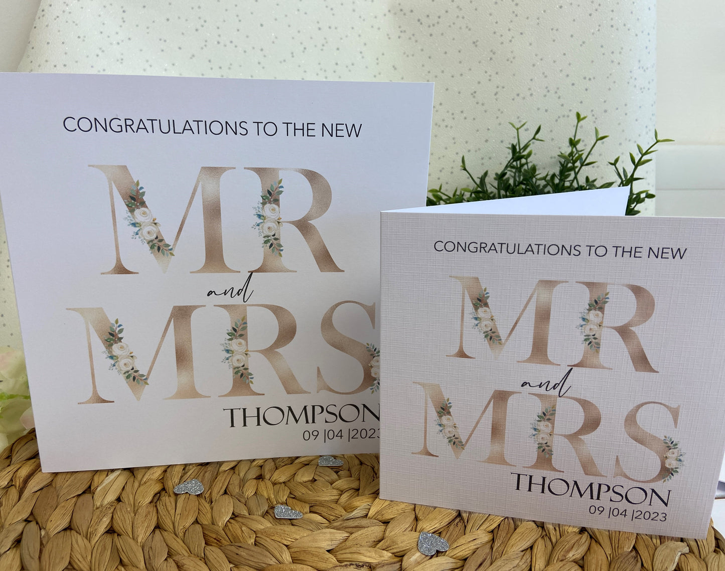 Personalised Congratulations Wedding Day Card Mr & Mrs | Mr & Mr | Mrs & Mrs