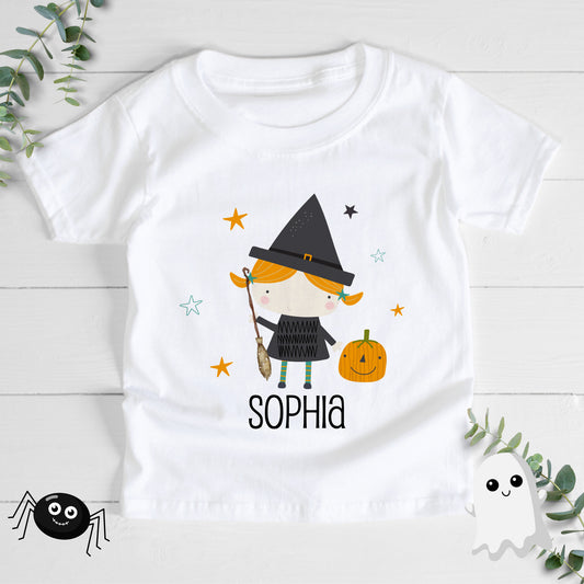 Personalised Custom Halloween T Shirt, Halloween Gift, Halloween Outfit, Witch