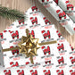 Personalised Christmas Wrapping Paper Santa Initial