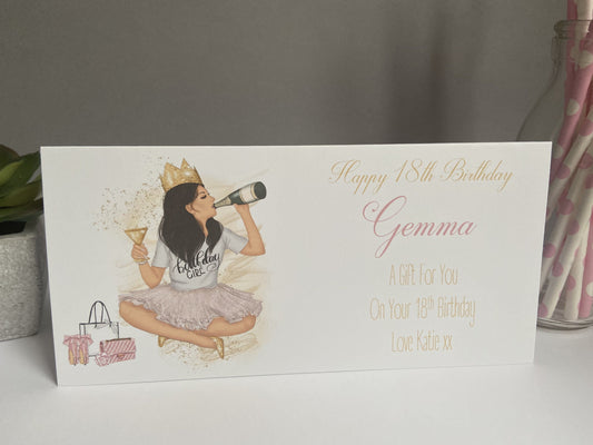 Personalised Birthday Gift Wallet Girl