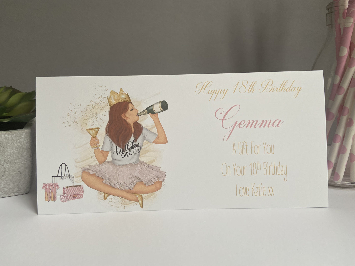 Personalised Birthday Gift Wallet Girl