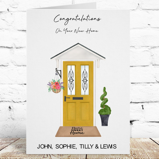 Personalised Congratulations on Your New Home Card