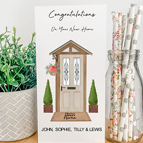 Personalised New Home Card Money Gift Wallet Voucher