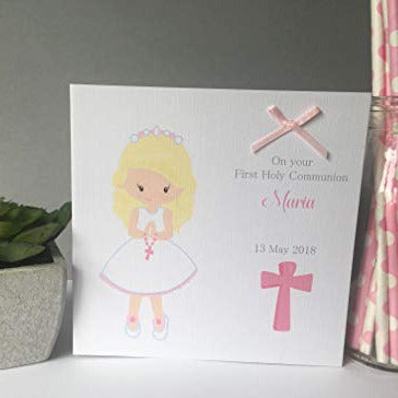 Personalised First Holy Communion Card