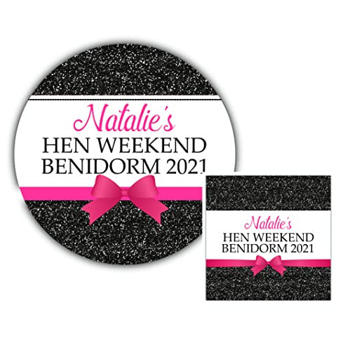 Personalised Hen Party Party Stickers 