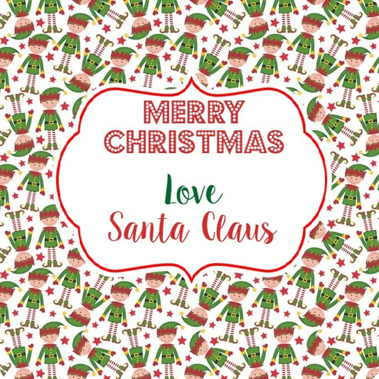 Personalised Christmas Stickers Elf