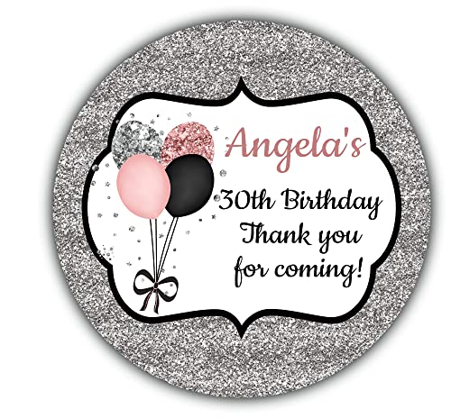 Personalised Birthday Party Stickers