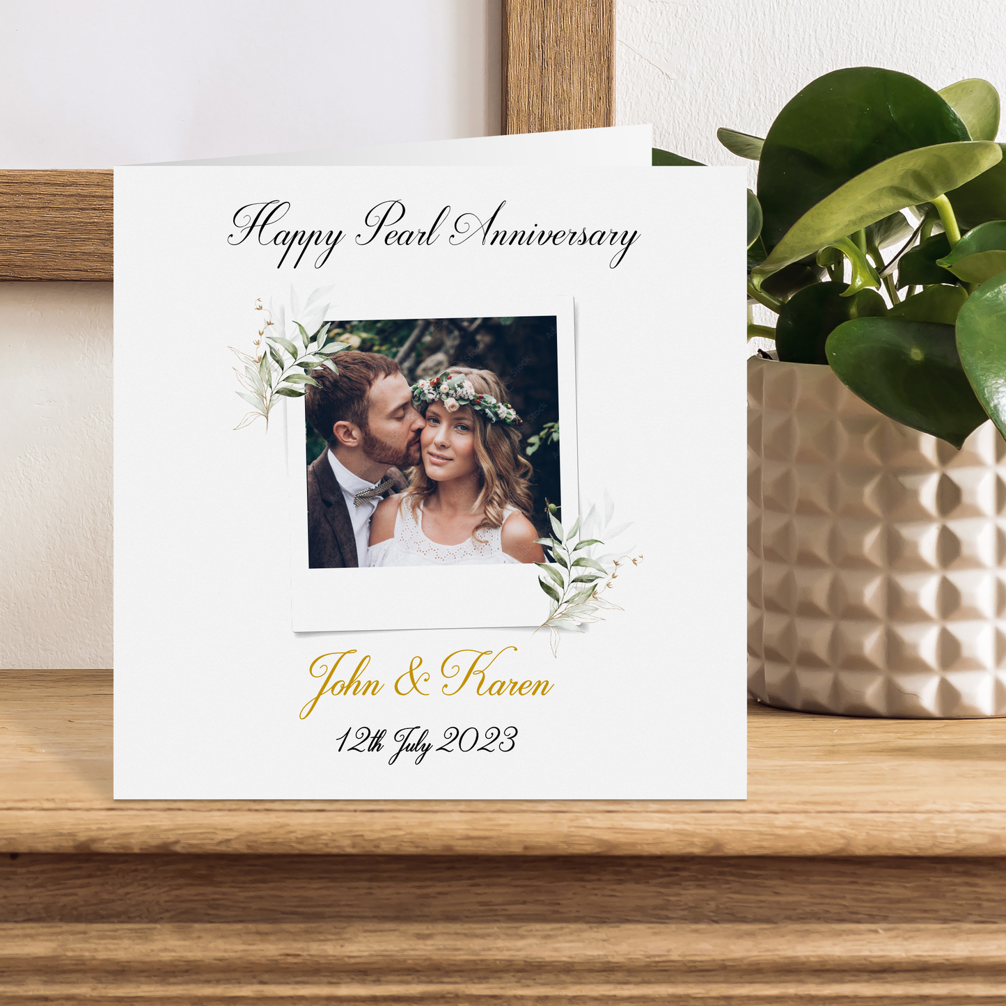 Personalised Photo Card For Anniversary