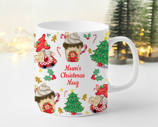 Christmas Mug Personalised Hot Chocolate, Christmas Eve Box Stocking Filler