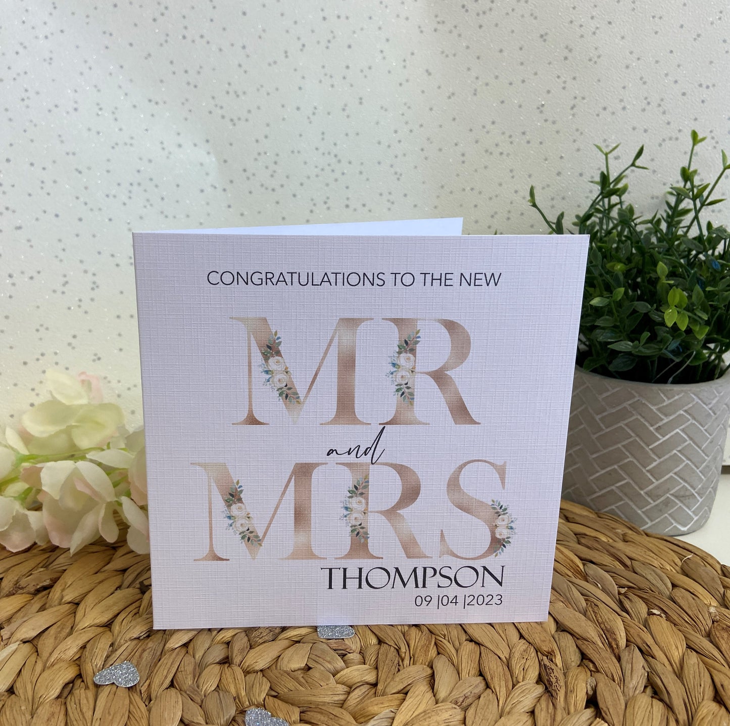 Personalised Congratulations Wedding Day Card Mr & Mrs | Mr & Mr | Mrs & Mrs