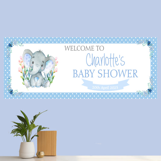 Personalised Baby Shower Party Banner