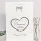 Personalised Anniversary Gift Bag Diamond Wedding Heart