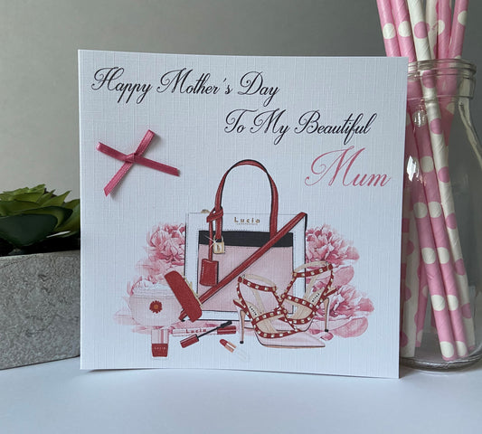 Personalised Handmade Mother's Day Card