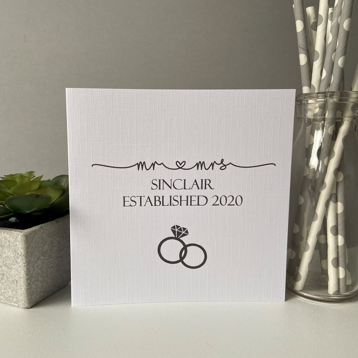 Personalised Congratulations on your Wedding Day Card