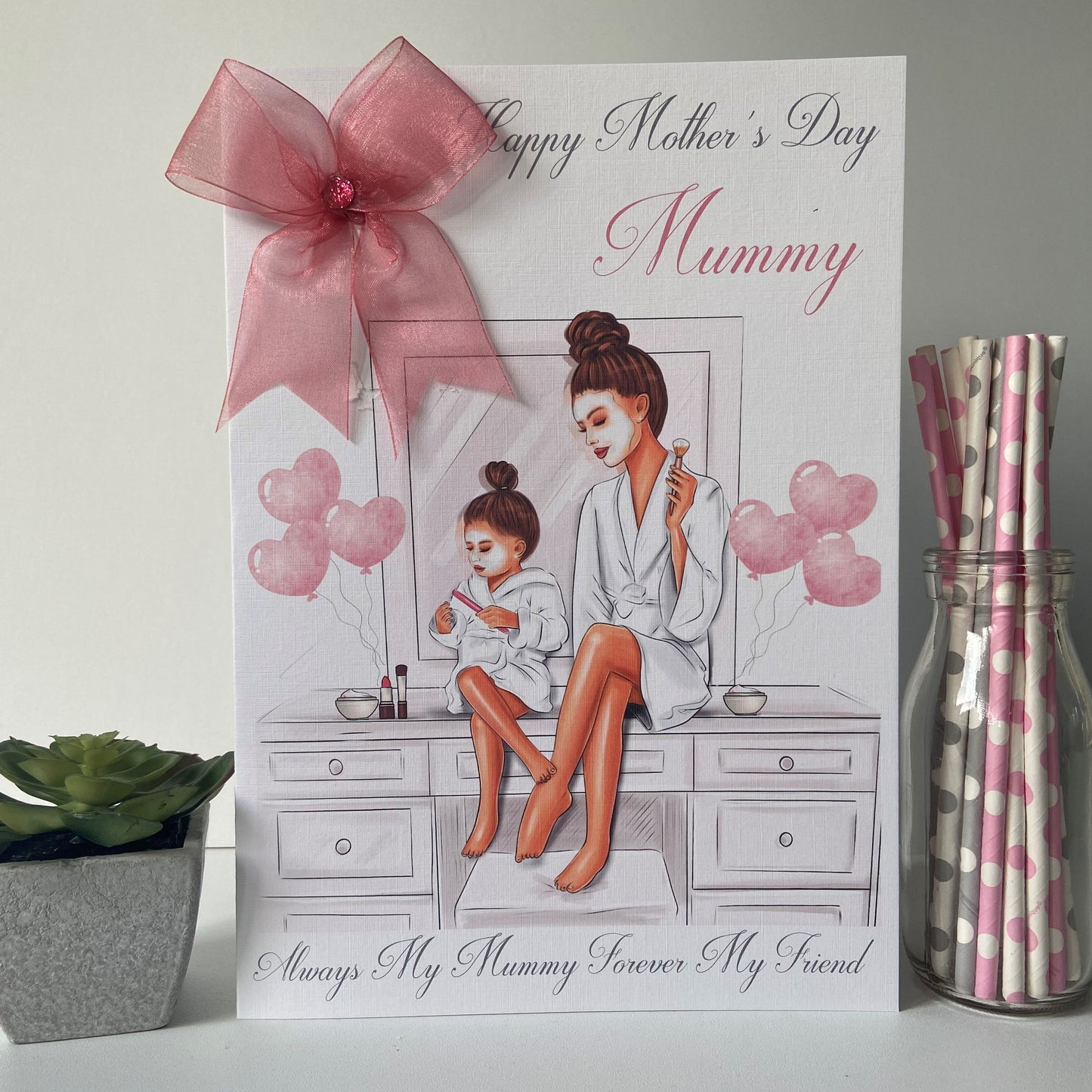 Personalised Handmade Mother's Day Card