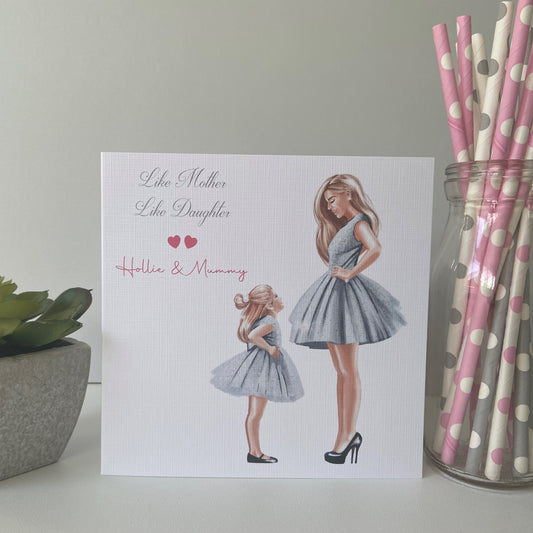 Personalised Handmade Mother's Day Card