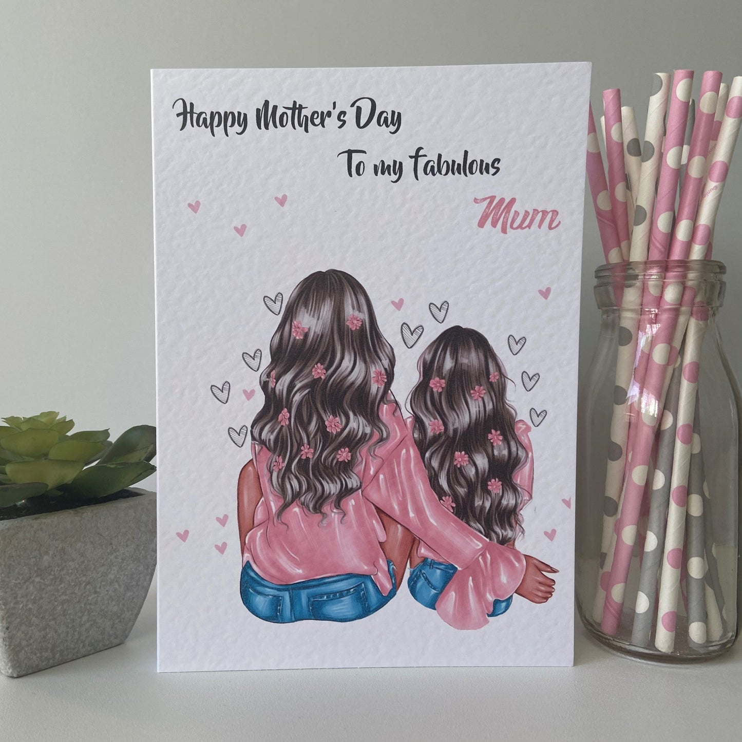 Personalised Handmade Mother's Day Card