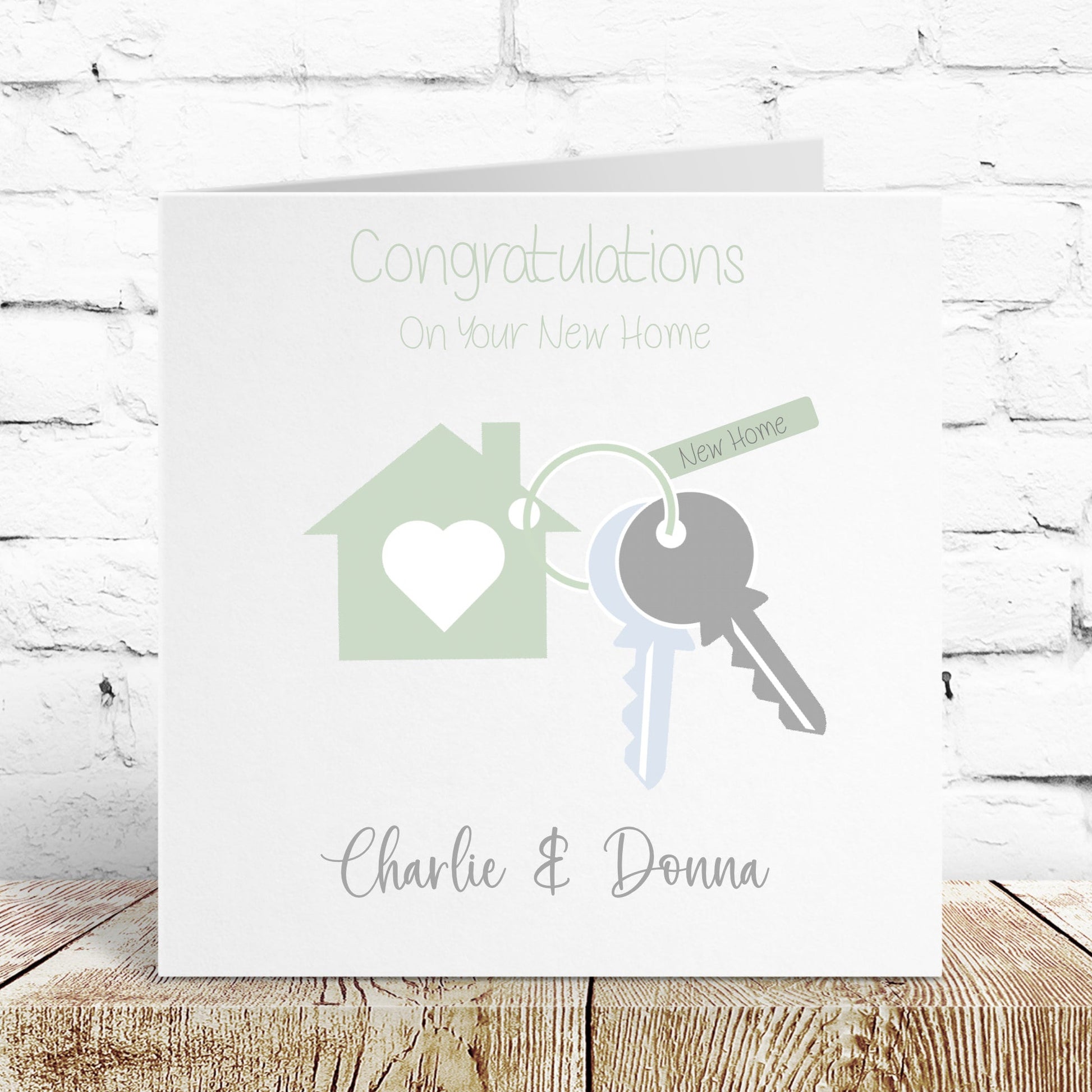 Personalised Congratulations New Home Card