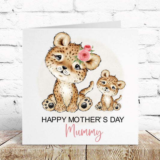 Personalised Mothers Day Card Mummy, Mum, Mom,